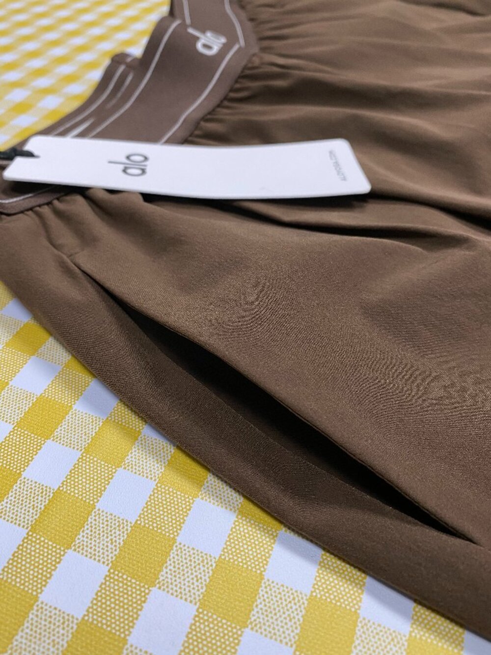 ALO Yoga NWT☕Espresso Brown Suit Up Trouser 30" Inseam - Picture 6 of 9